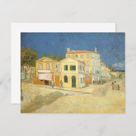 Vincent van Gogh - Het gele huis (de straat) (Voorkant / Achterkant)