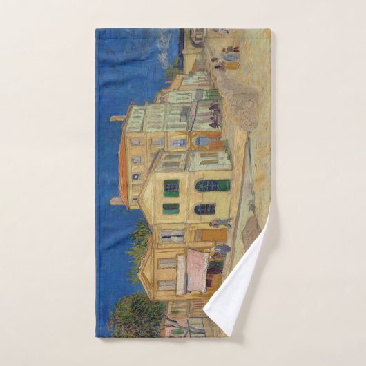 Vincent van Gogh - het Gele Huis / De straat Bad Handdoek (Handdoek)