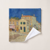 Vincent van Gogh - het Gele Huis / De straat Bad Handdoek (Wasdoekje)