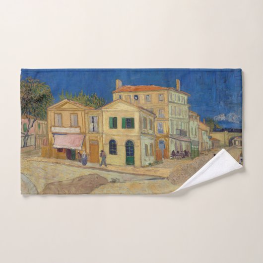 Vincent van Gogh - het Gele Huis / De straat Bad Handdoek (Handdoek)