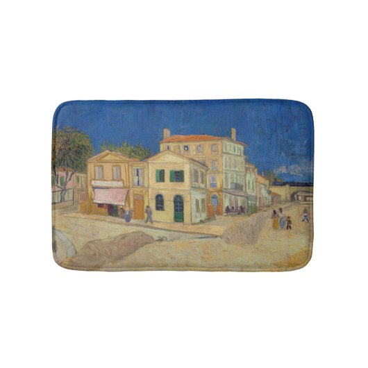 Vincent van Gogh - het Gele Huis / De straat Badmat (Voorkant)