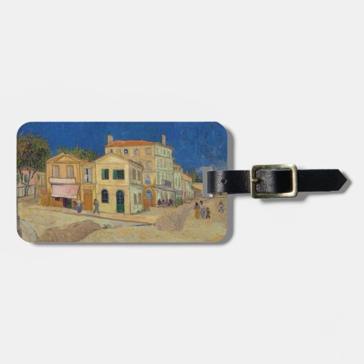 Vincent van Gogh - het Gele Huis / De straat Bagagelabel (Voorkant horizontaal)
