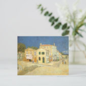 Vincent van Gogh - Het gele huis (de straat) Briefkaart (Staand voorkant)