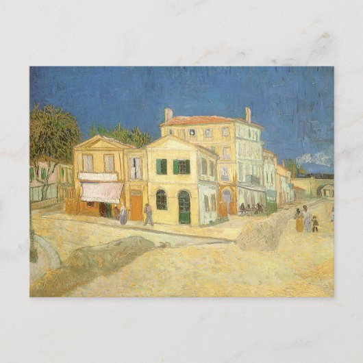 Vincent van Gogh - Het gele huis (de straat) Briefkaart (Voorkant)