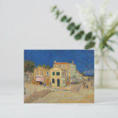 Vincent van Gogh - het Gele Huis / De straat Briefkaart (Staand voorkant)