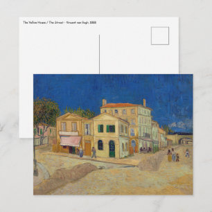 Vincent van Gogh - het Gele Huis / De straat Briefkaart