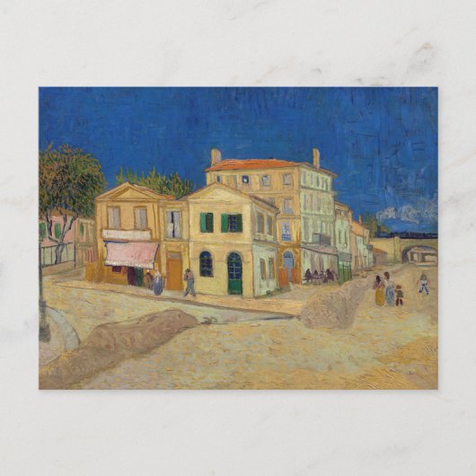 Vincent van Gogh - het Gele Huis / De straat Briefkaart (Voorkant)