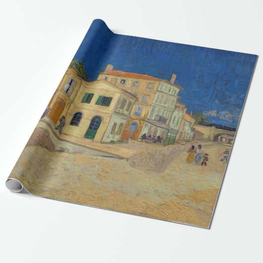 Vincent van Gogh - het Gele Huis / De straat Cadeaupapier (Uitgerold)