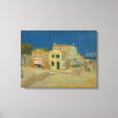 Vincent van Gogh, het gele huis, de straat Canvas Afdruk (Voorkant)