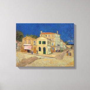 Vincent van Gogh - Het Gele Huis / De Straat Canvas Afdruk