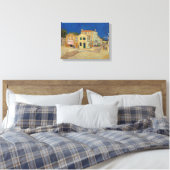 Vincent van Gogh - Het Gele Huis / De Straat Canvas Afdruk (Insitu (Slaapkamer))