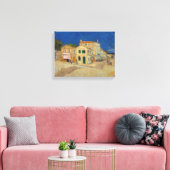 Vincent van Gogh - Het Gele Huis / De Straat Canvas Afdruk (Insitu (Woonkamer))
