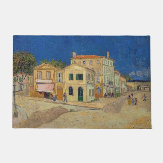 Vincent van Gogh - het Gele Huis / De straat Deurmat (Voorkant)