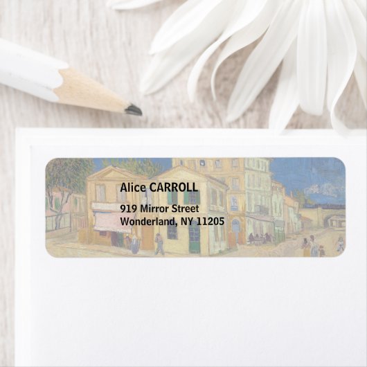 Vincent van Gogh - het Gele Huis / De straat Etiket (Insitu)