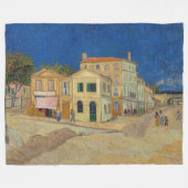 Vincent van Gogh - het Gele Huis / De straat Fleece Deken (Voorkant (Horizontaal))