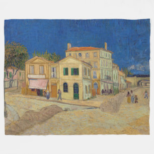 Vincent van Gogh - het Gele Huis / De straat Fleece Deken