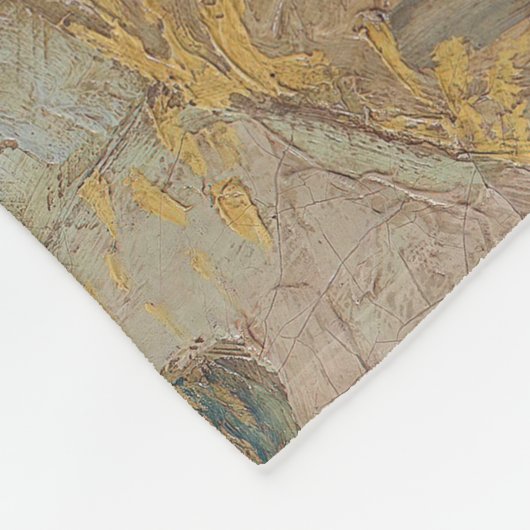 Vincent van Gogh - het Gele Huis / De straat Fleece Deken (Hoek)