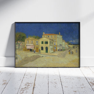 Vincent van Gogh, het gele huis, de straat Foto Afdruk