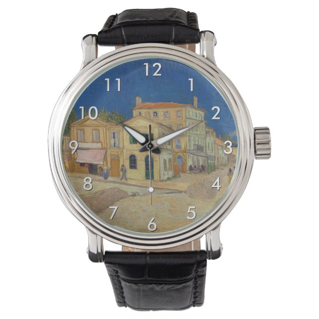 Vincent van Gogh - het Gele Huis / De straat Horloge (Voorkant)