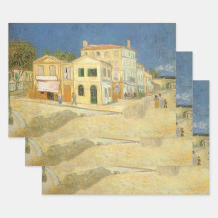 Vincent van Gogh - Het gele huis (de straat) Inpakpapier Vel