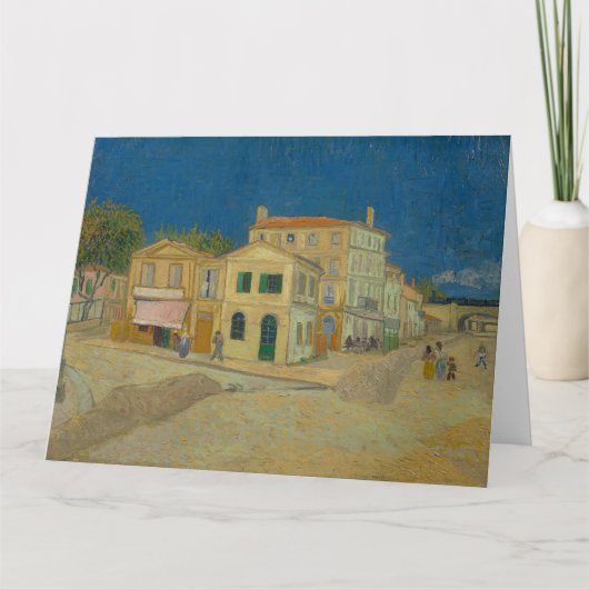 Vincent van Gogh, het gele huis, de straat Kaart (Voorkant)