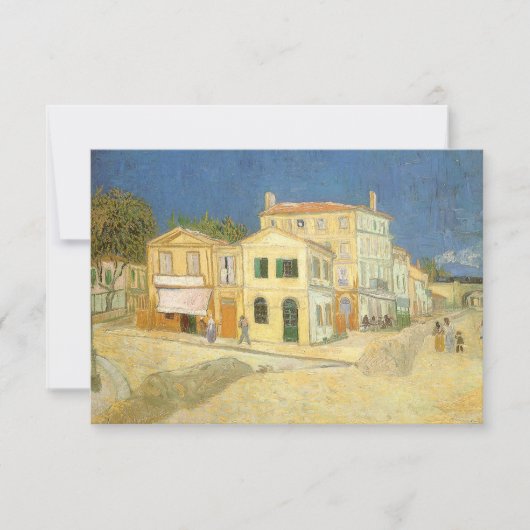 Vincent van Gogh - Het gele huis (de straat) Kaart (Voorkant)