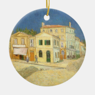 Vincent van Gogh - Het gele huis (de straat) Keramisch Ornament