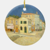 Vincent van Gogh - Het gele huis (de straat) Keramisch Ornament (Achterkant)