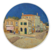 Vincent van Gogh - het Gele Huis / De straat Keramische Knop (Voorkant)