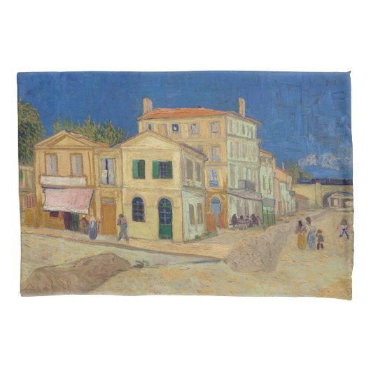 Vincent van Gogh - het Gele Huis / De straat Kussensloop (Voorkant)