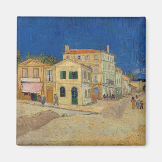 Vincent van Gogh - het Gele Huis / De straat Magneet (Voorkant)