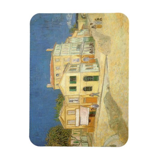 Vincent van Gogh - Het gele huis (de straat) Magneet (Verticaal)