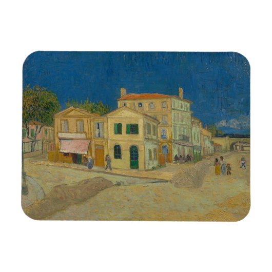 Vincent van Gogh, het gele huis, de straat Magneet (Horizontaal)