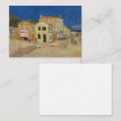 Vincent van Gogh - het Gele Huis / De straat Notitiekaartje (Voorkant / Achterkant)