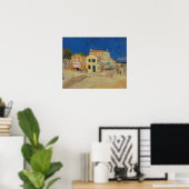 Vincent van Gogh - Het Gele Huis / De Straat Poster (Thuiskantoor)