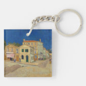 Vincent van Gogh - het Gele Huis / De straat Sleutelhanger (Achterkant)