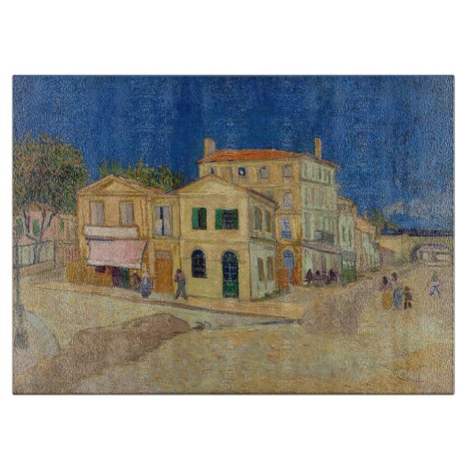 Vincent van Gogh - het Gele Huis / De straat Snijplank (Voorkant)
