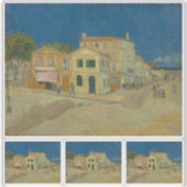 Vincent van Gogh, het gele huis, de straat Sticker (Voorkant)