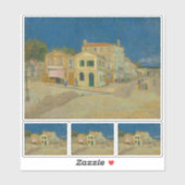 Vincent van Gogh, het gele huis, de straat Sticker (Vel)