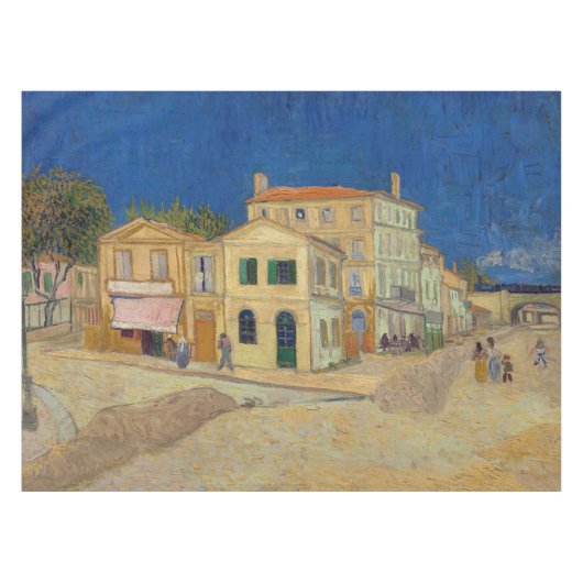 Vincent van Gogh - het Gele Huis / De straat Tafelkleed (Voorkant (Horizontaal))