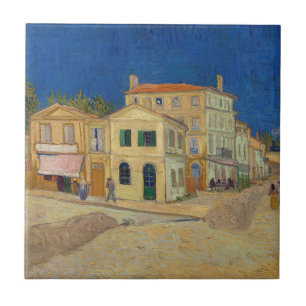Vincent van Gogh - het Gele Huis / De straat Tegeltje