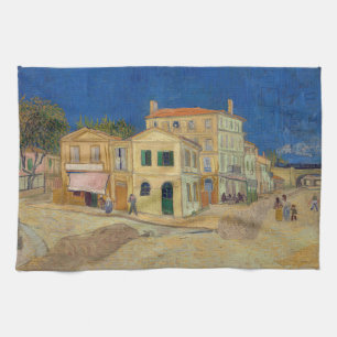 Vincent van Gogh - het Gele Huis / De straat Theedoek
