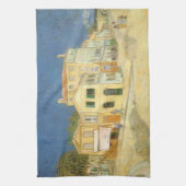Vincent van Gogh - Het gele huis (de straat) Theedoek (Verticaal)