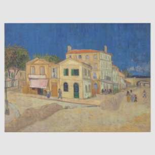 Vincent van Gogh - het Gele Huis / De straat Tissuepapier