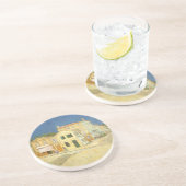 Vincent van Gogh - Het gele huis (de straat) Zandsteen Onderzetter (Zijkant)