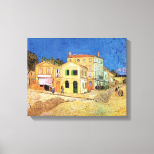 Vincent Van Gogh - Het Gele Huis - Fijne Kunst Canvas Afdruk