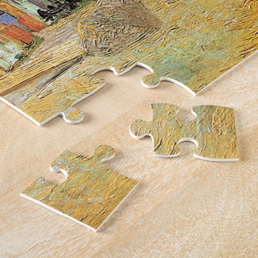 Vincent Van Gogh - het Gele Huis - Fine Art Legpuzzel (Zijkant)
