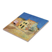Vincent Van Gogh - het Gele Huis - Fine Art Tegeltje (Zijkant)