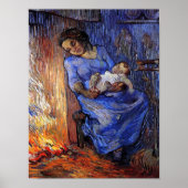 Vincent van Gogh - het Man is in Zee prima art Poster (Voorkant)