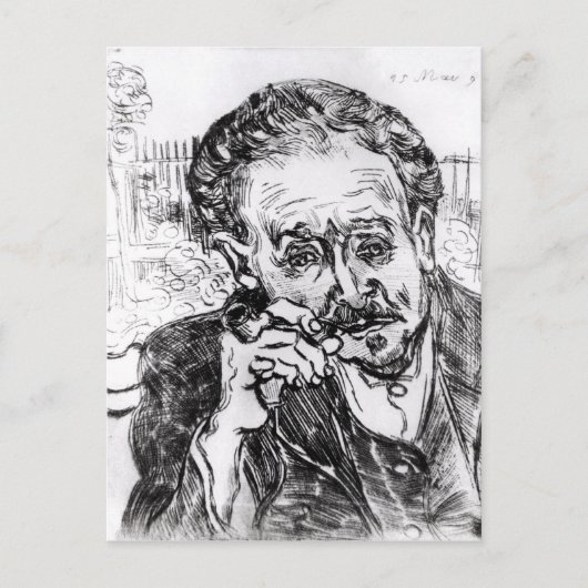 Vincent van Gogh | het Man met de Pijp Briefkaart (Voorkant)